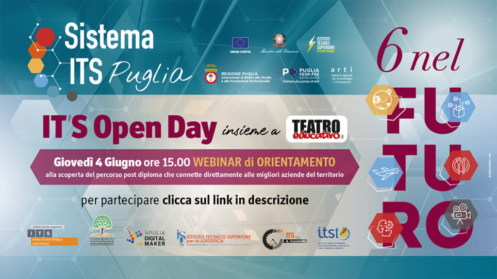 Open Day Web Edition dei 6 ITS di Puglia