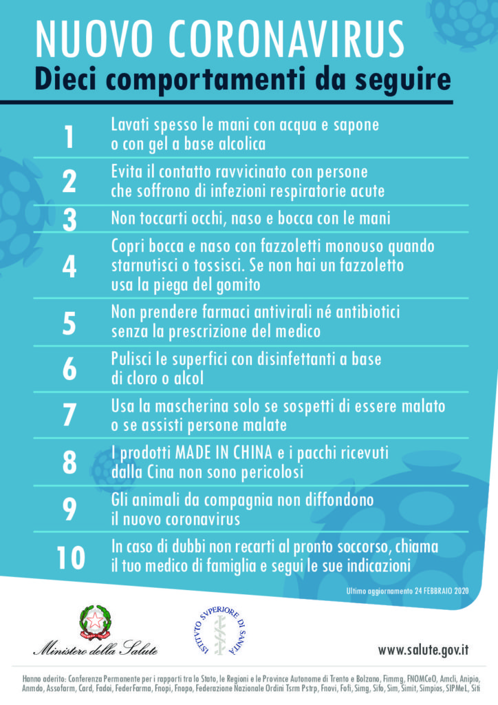 Misure in materia di contenimento del COVID-19 – Determina del Presidente della Fondazione ITS